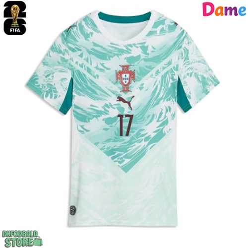 Portugal Rafael Leao #17 Replika Udebanetrøje Dame VM 2026 Kortærmet